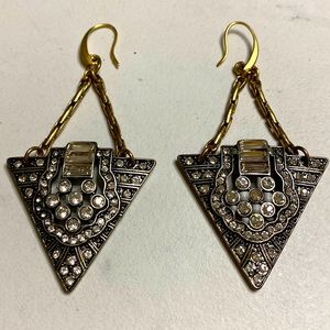 David Aubrey Handmade Two Tone Earrings